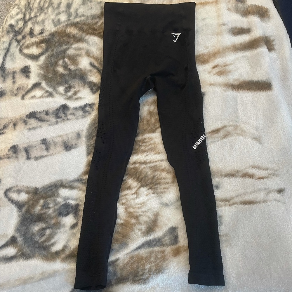 Gymshark black Flawless Knit leggings size XS